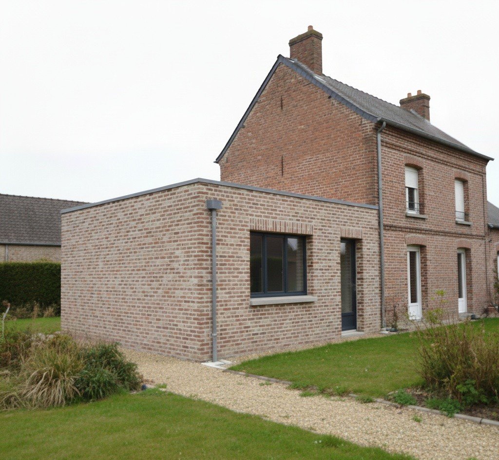 Extension maison finitions Nord