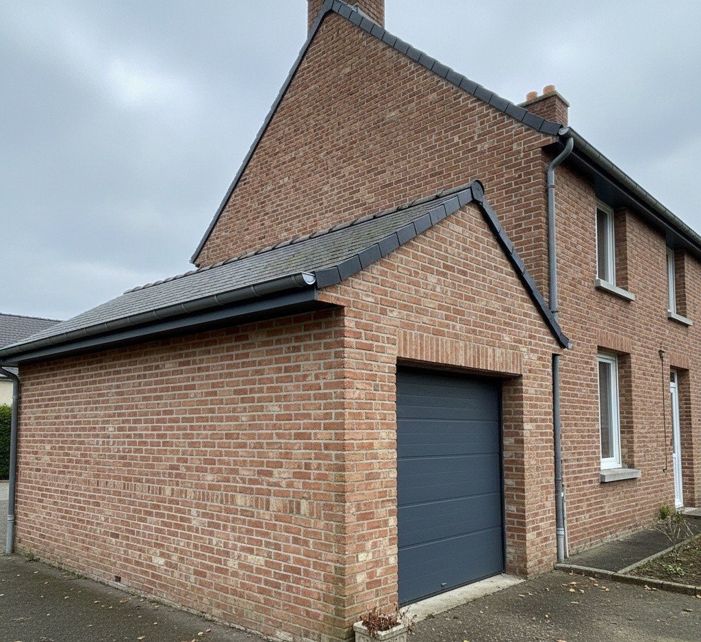 Garage maison finition Nord