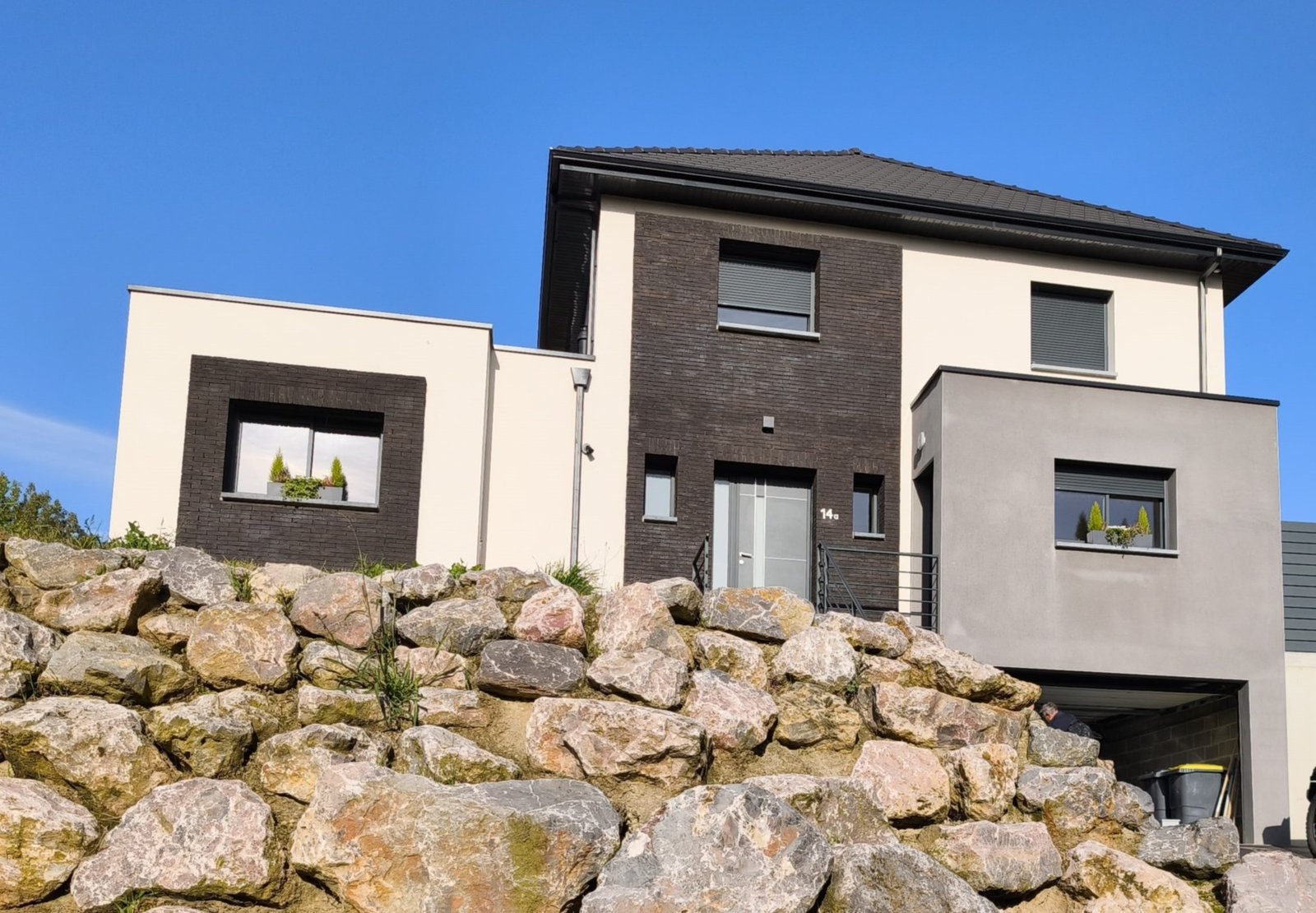 Maison neuve structure en cours Nord