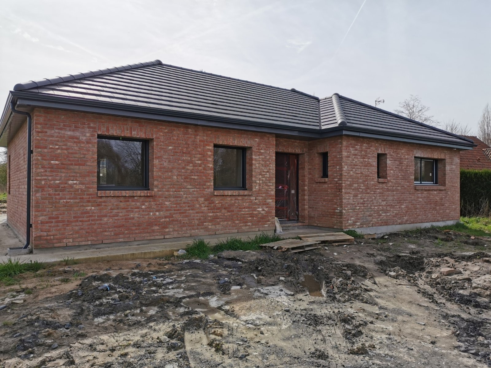 Maison neuve chantier final Nord